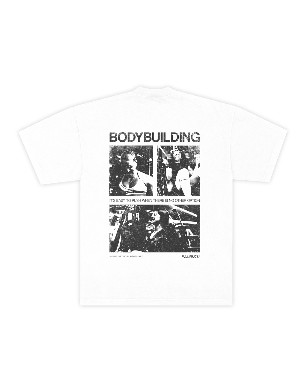 Bodybuilding Push Oversized Tee