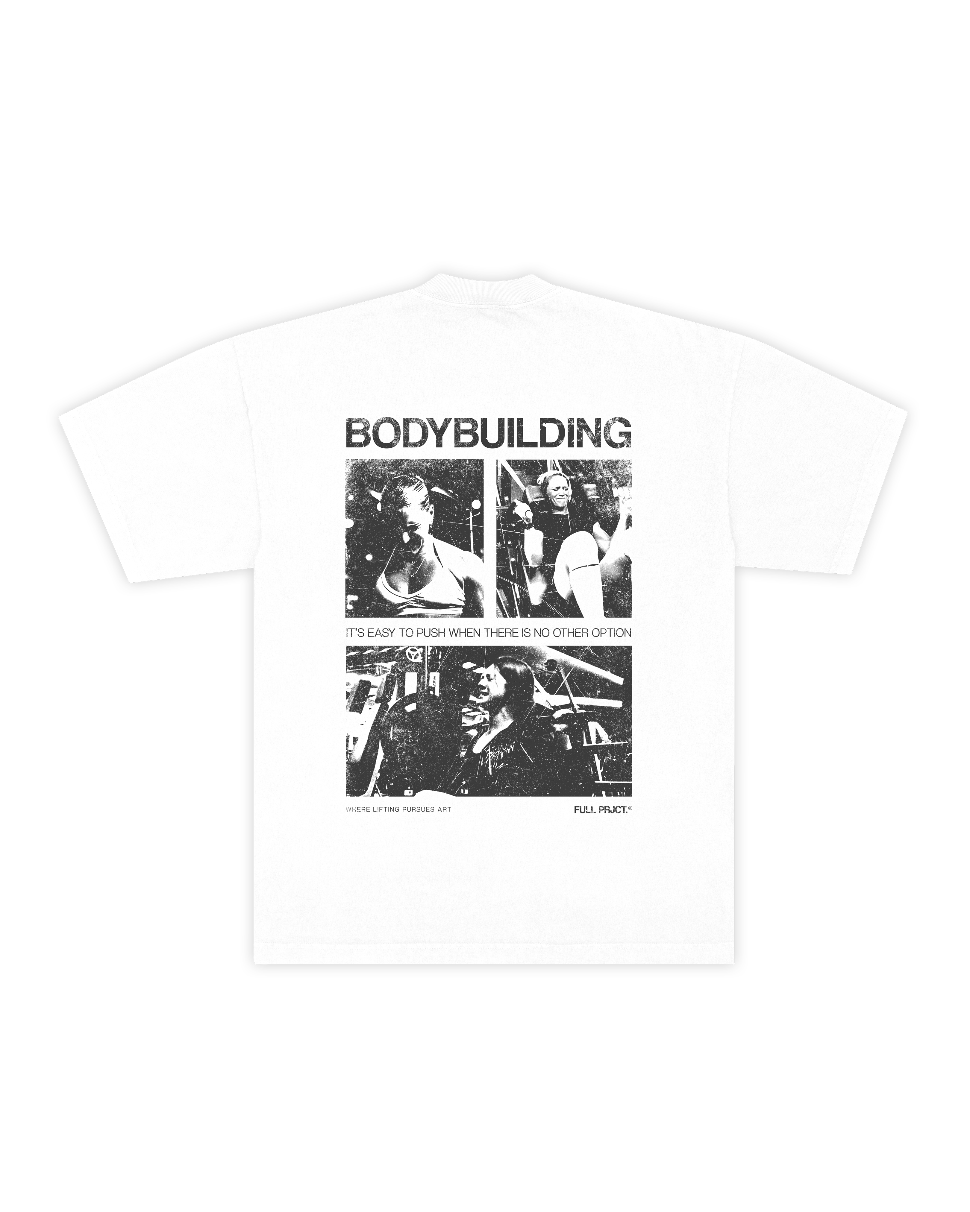 Bodybuilding Push Oversized Tee