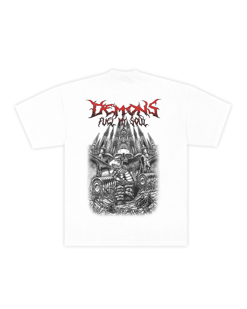 Demons Red Oversized Tee