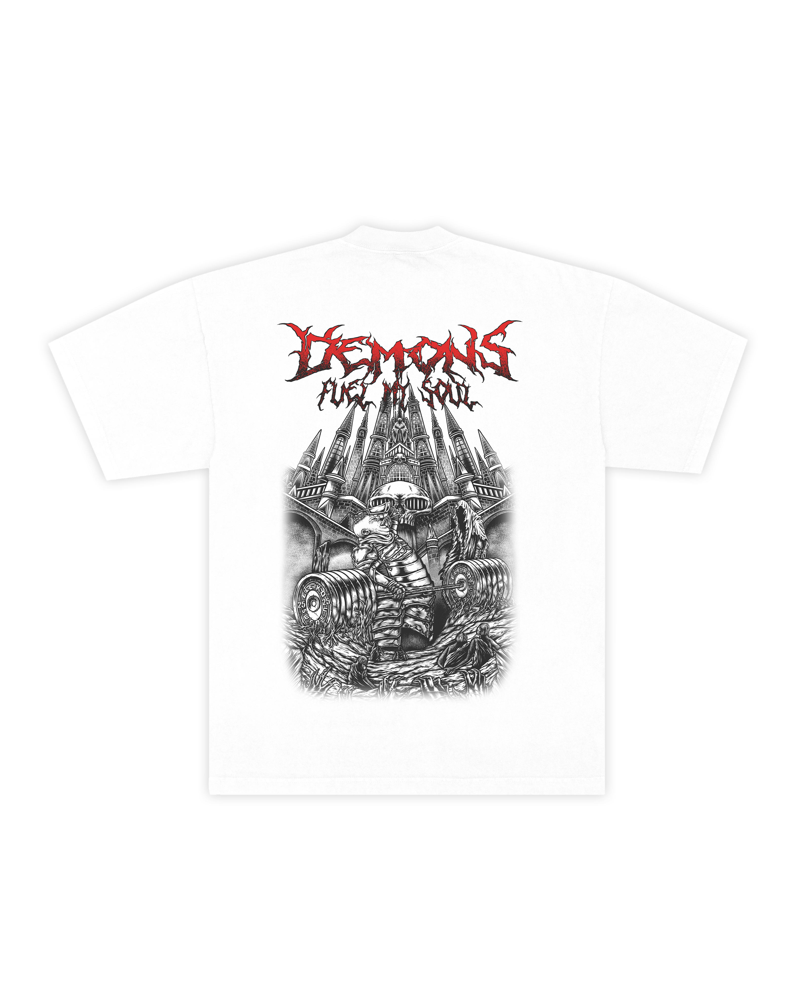 Demons Red Oversized Tee