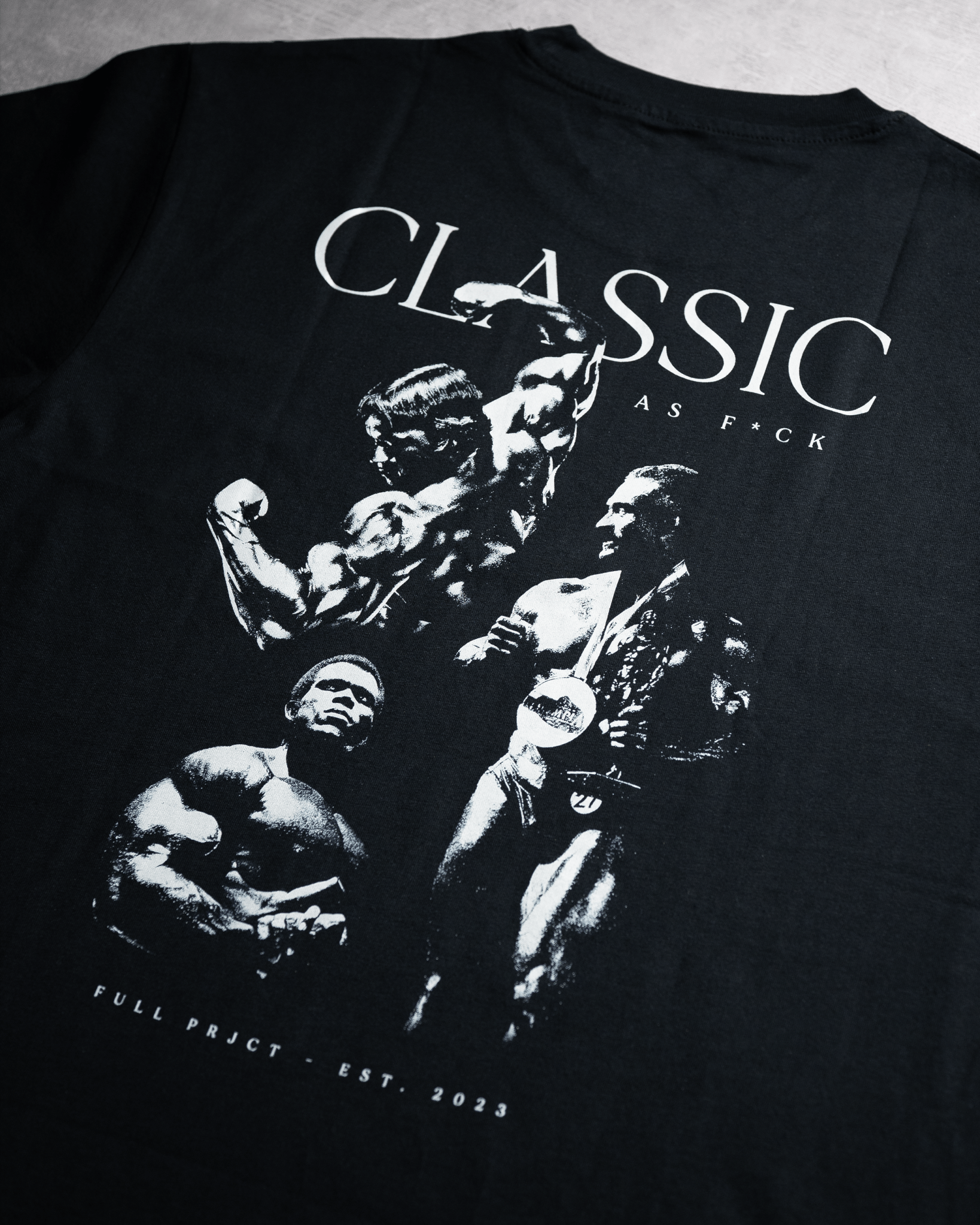 Classic Silver Oversized Tee - Limited Edition - Full Project