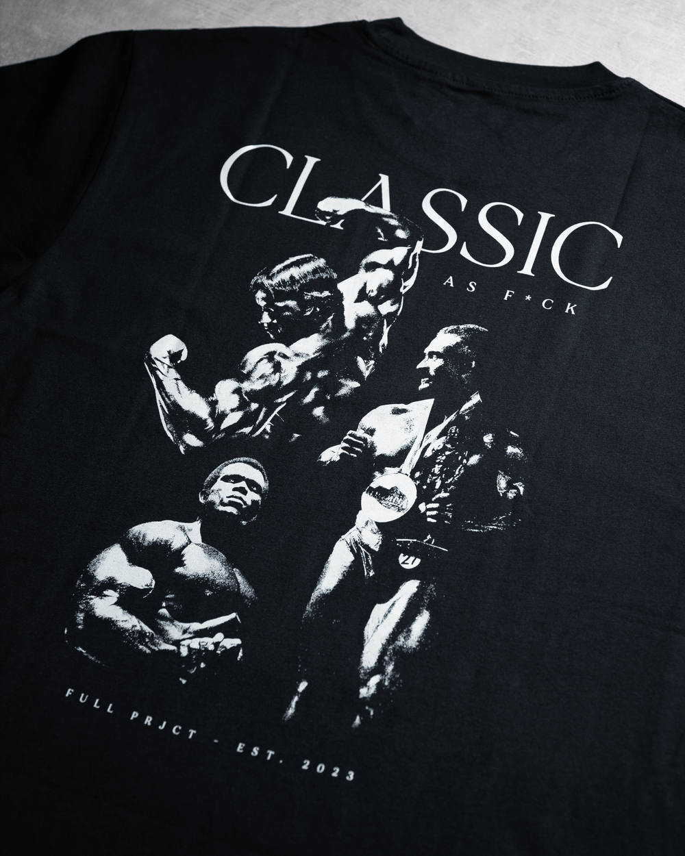 Classic Silver Oversized Tee - Limited Edition - Full Project