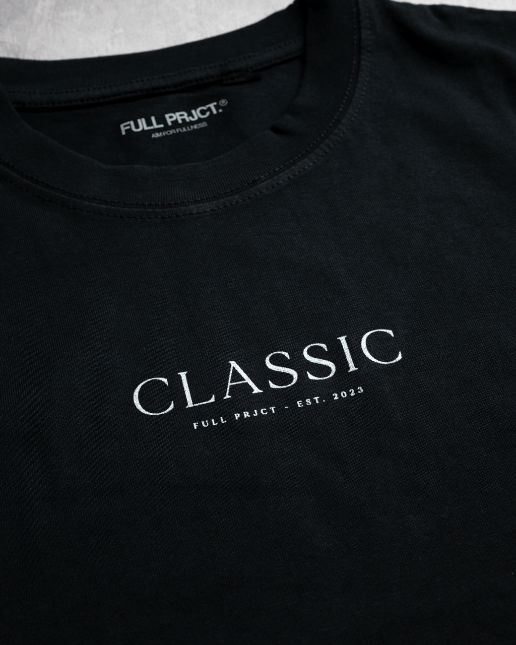 Classic Silver Oversized Tee - Limited Edition - Full Project