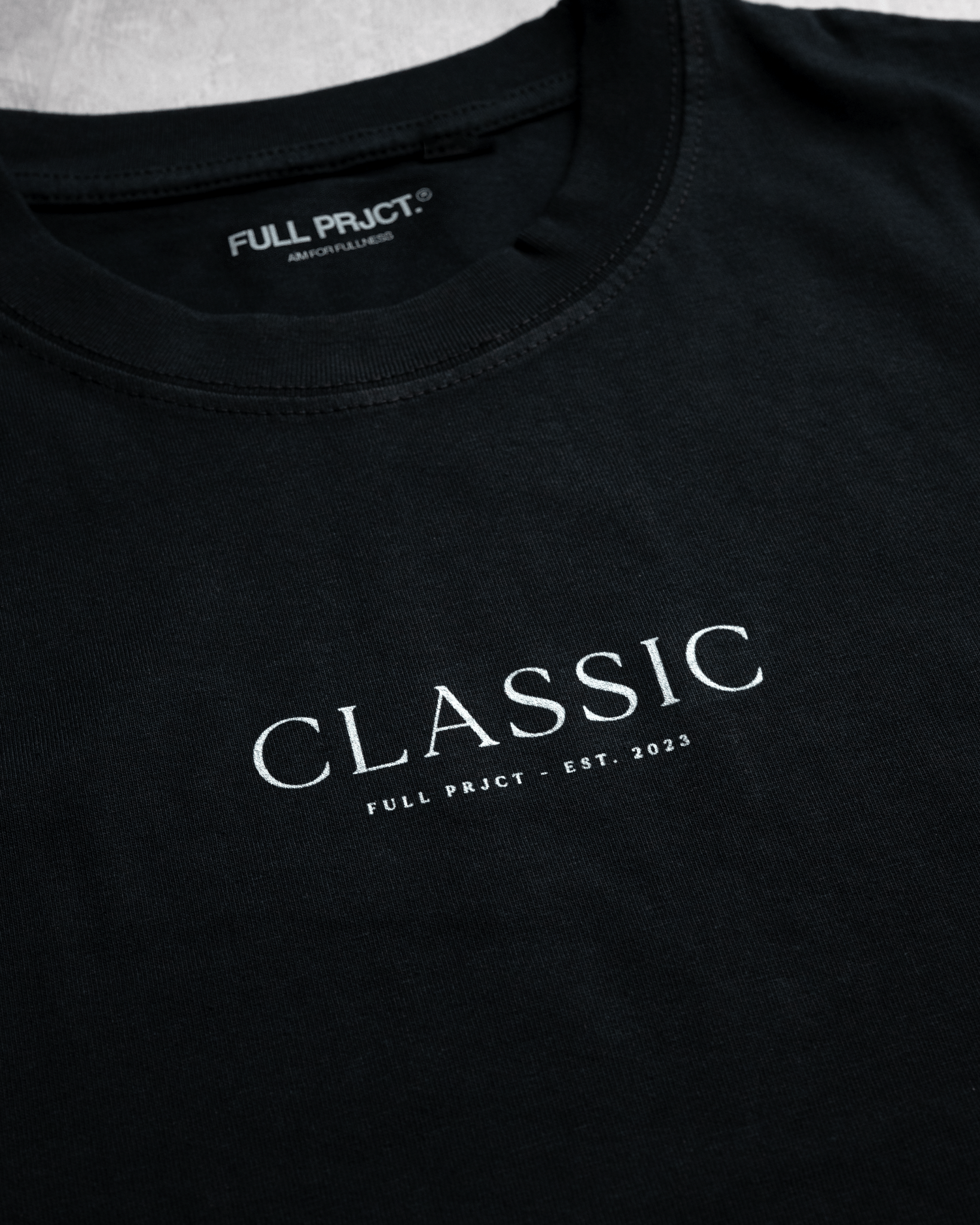 Classic Silver Oversized Tee - Limited Edition - Full Project