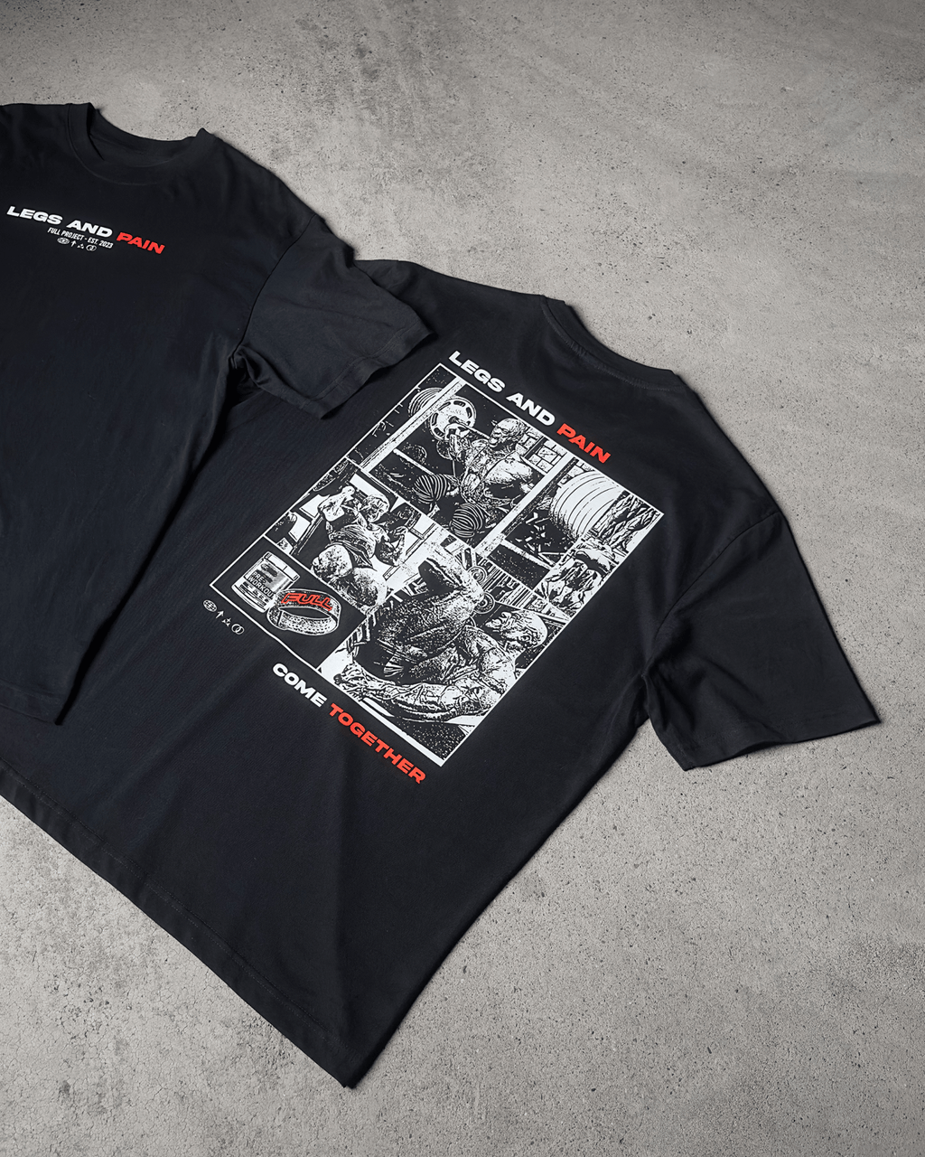 Legs and Pain Oversized Tee - Full Project