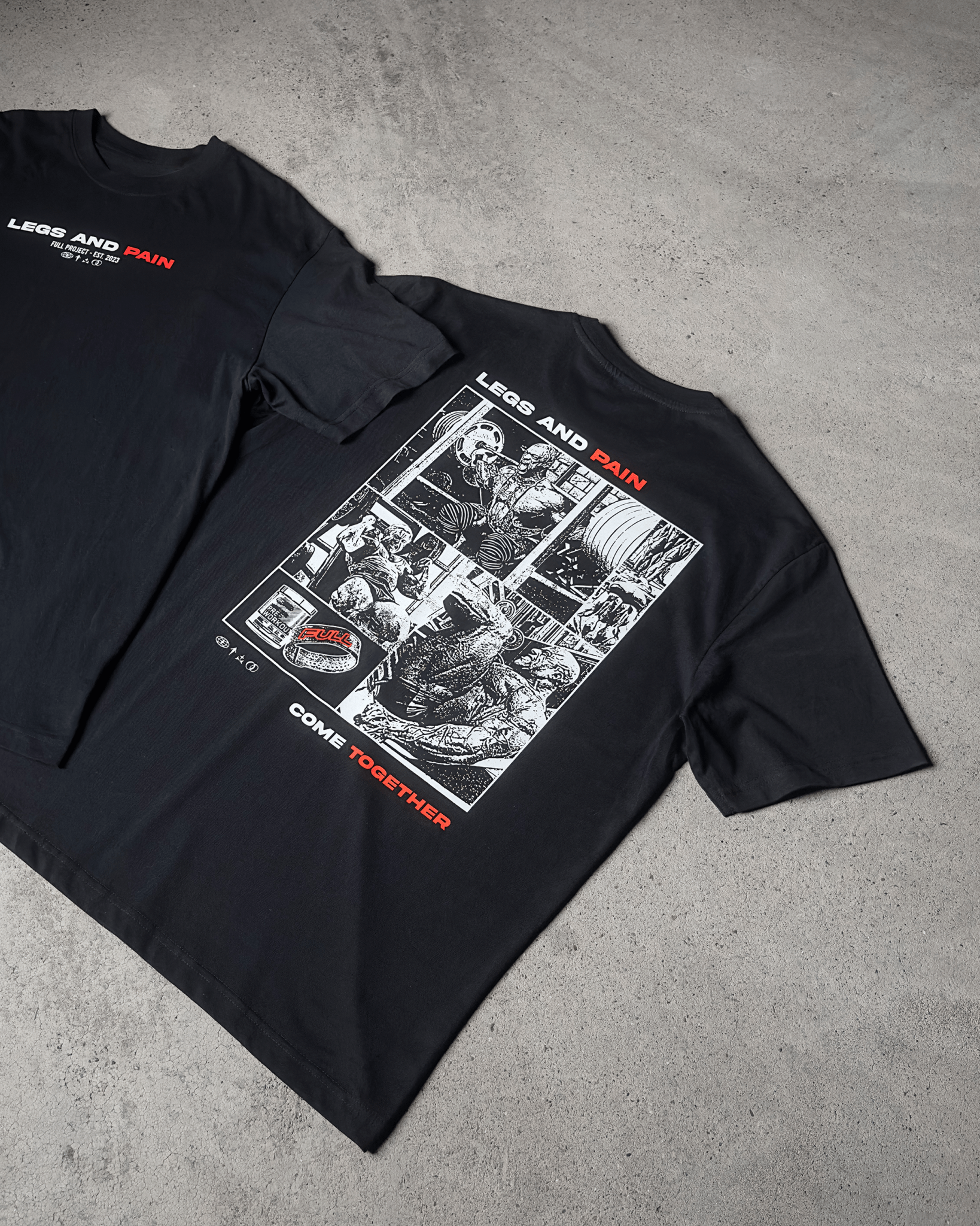 Legs and Pain Oversized Tee - Full Project