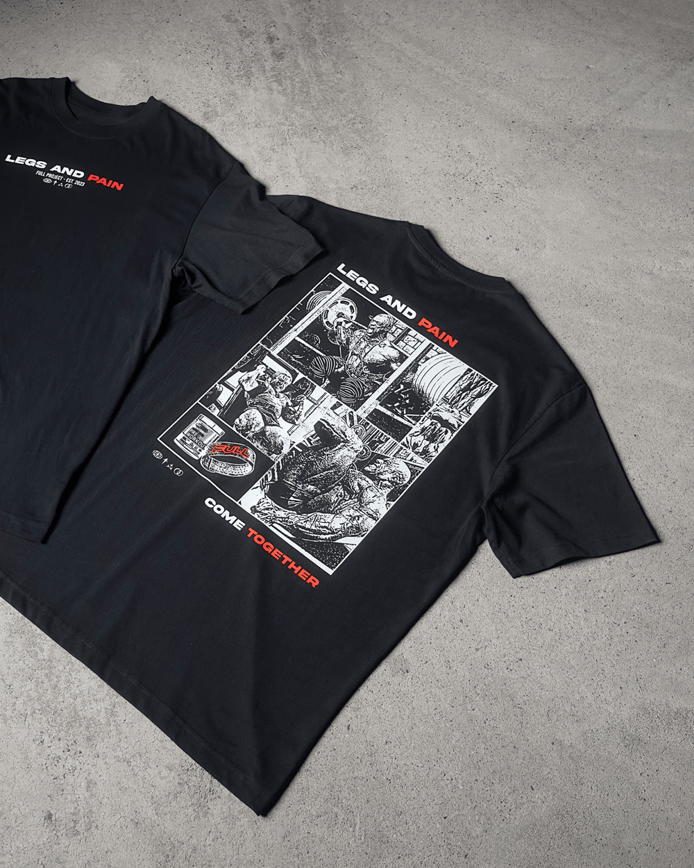 Legs and Pain Oversized Tee - Full Project