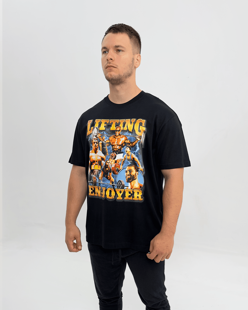 Lifting Enjoyer Oversized Tee - Full Project