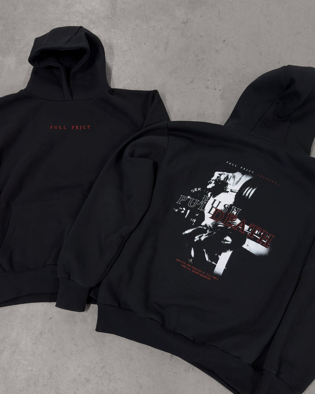 Push Pull Death Hoodie - Full Project