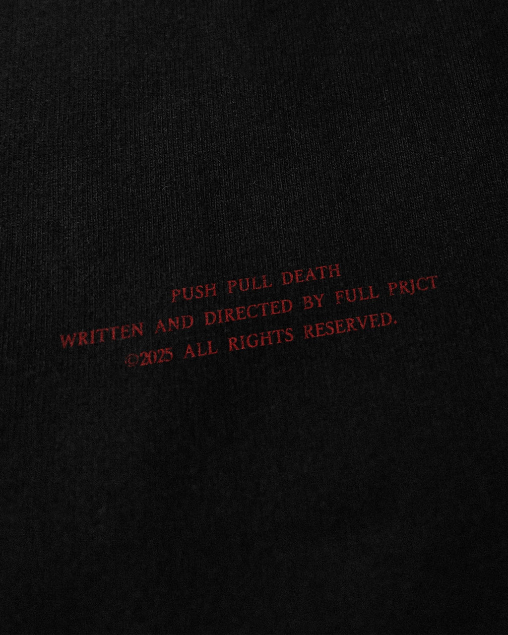 Push Pull Death Sweatpants - Full Project