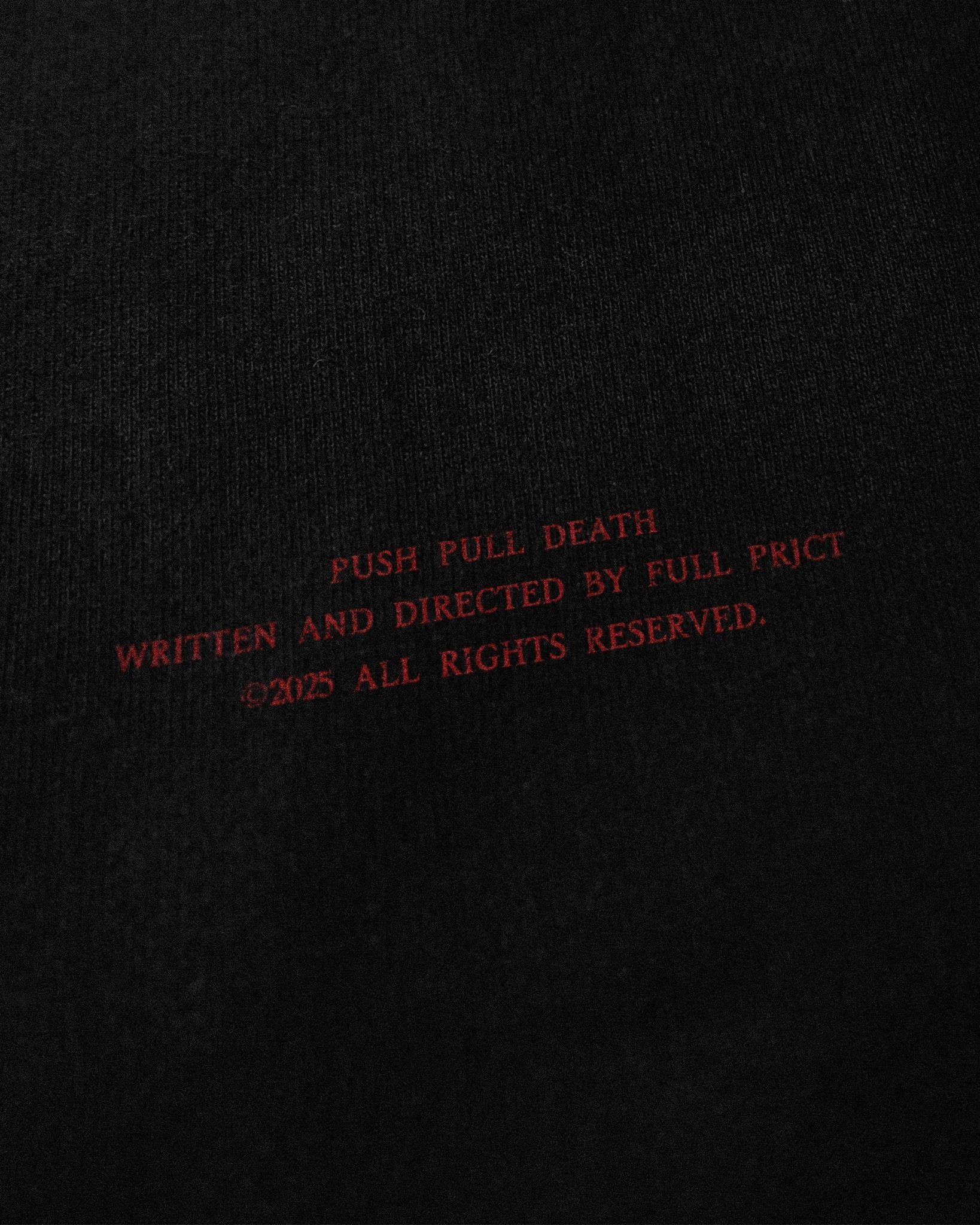 Push Pull Death Sweatpants - Full Project