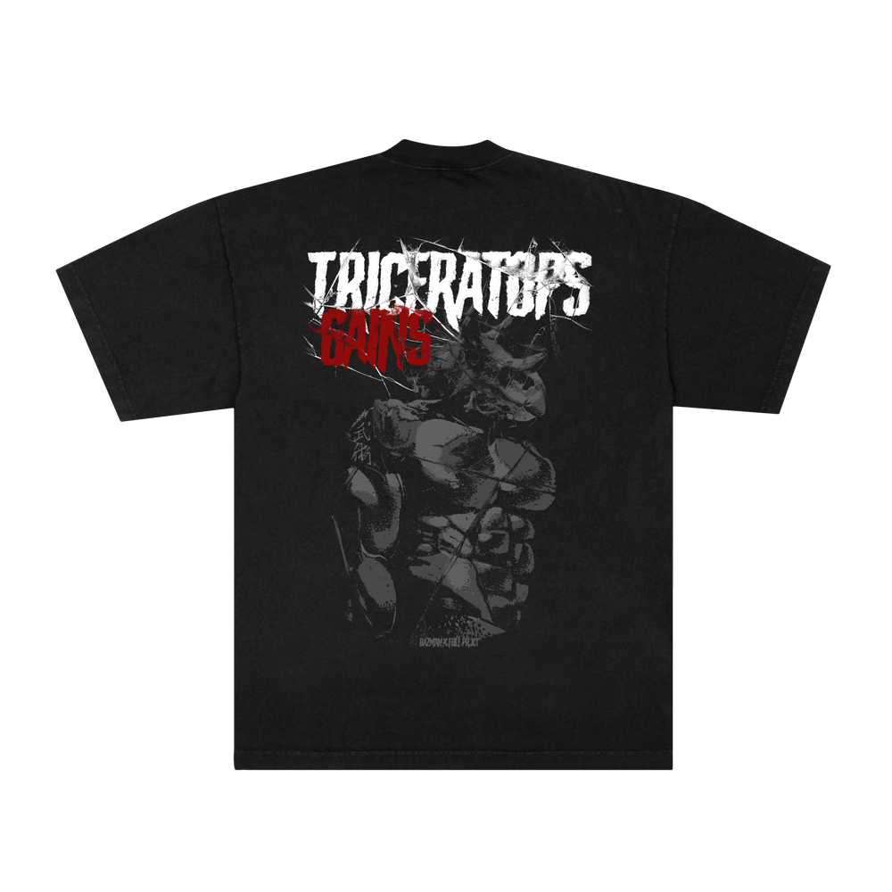 Triceratops Gains Oversized Tee - Full Project